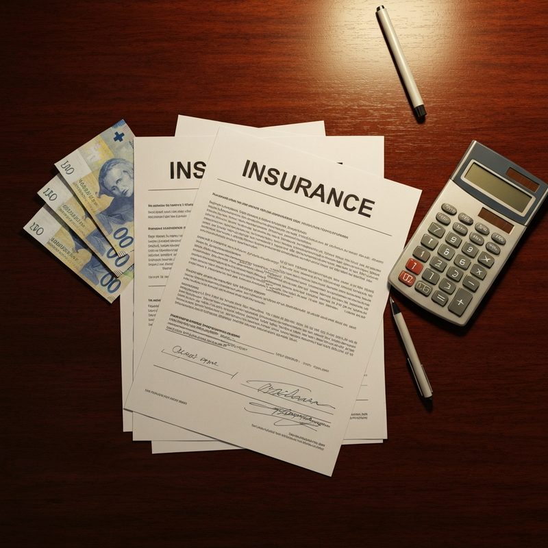 Familie wandert in der Schweiz