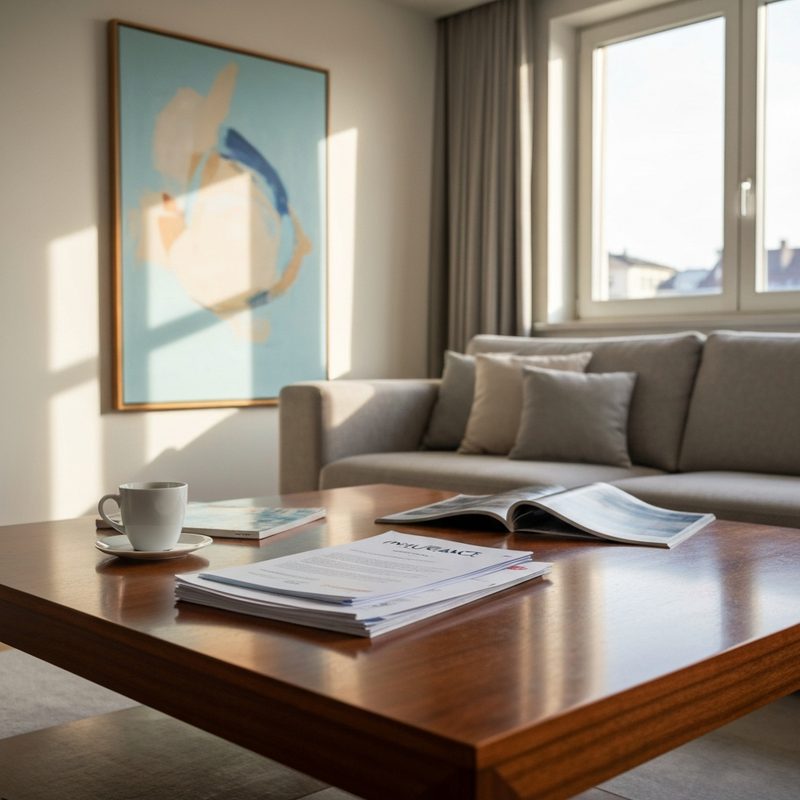 Glückliche Schweizer Familie vergleicht Krankenkassenprämien am Laptop